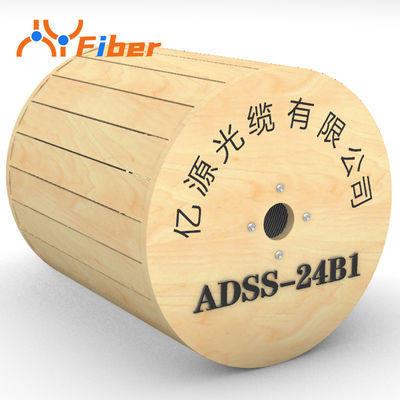 Single Sheath ADSS Fiber Optic Cable Power Overhead Non Metallic 4-288 Core