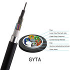 Outdoor GYTA Double Armored 24 Core Single Mode Optical Cable