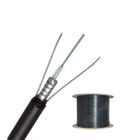 Steel Wire 6f Aerial Optical Fibre Cable HDPE PE Outer Sheath
