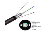 Communication GYXTW Fiber Optic Cable 2-12 Core Single Steel Wire