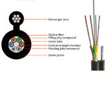 Roll Outdoor G652D 12 Core Terminating Fiber Optic Cable Self Supporting HDPE Sheath
