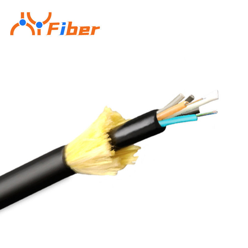 Double Sheath ADSS Fiber Optic Cable 4 Core 288 Core Overhead Non Metallic
