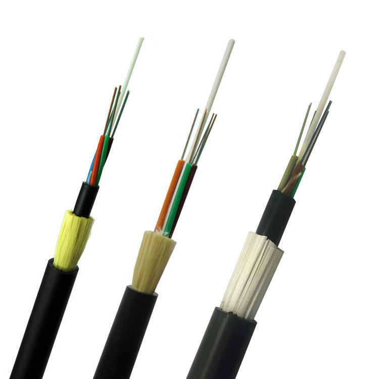 Small Diameter 144 Strand Flexible Fiber Optic Cable PVC PE Jacket